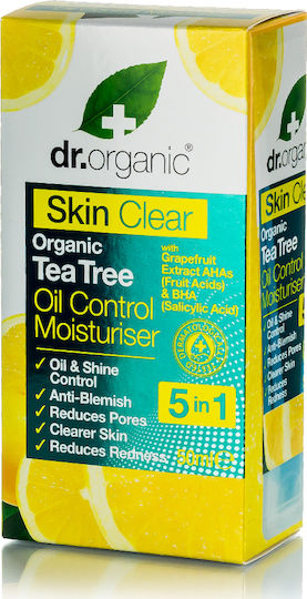 Dr.Organic Tea Tree 24h Cream Face Day with AHA & BHA 50ml