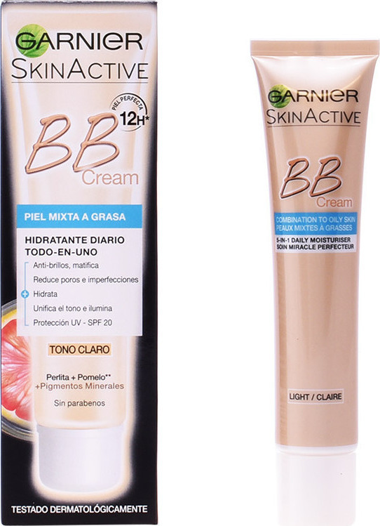 Garnier Skinactive BB Cream Combination To Oily Skin Light SPF20 40ml ...