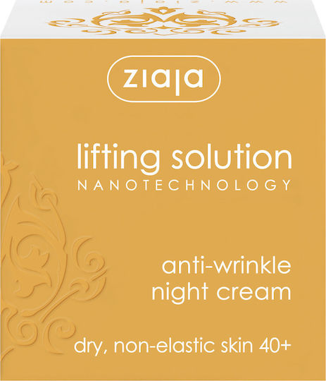 Ziaja Lifting Solution Κρέμα Προσώπου Νυκτός για Αντιγήρανση & Ανάπλαση με Πανθενόλη & Πεπτίδια 50ml