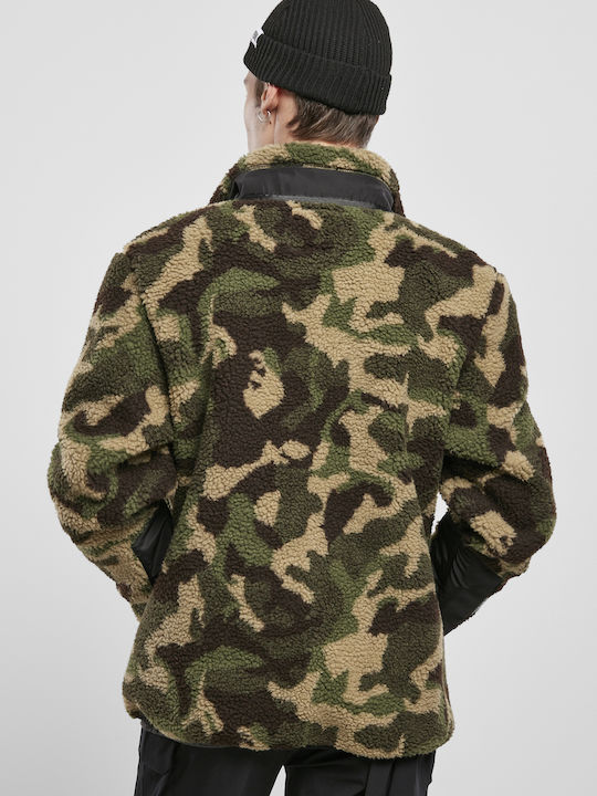 Urban Classics Men's Jacket Wood Camo