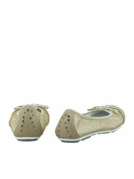 Kids Leather Ballerinas Ballerinas Jb090043s Gold