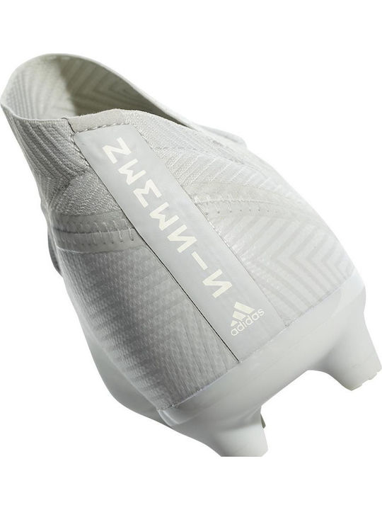 Nemeziz 18.3 Kids Molded Soccer Shoes with Sock White