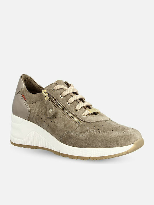 Γυναικεία Ανατομικά Sneakers Μπεζ