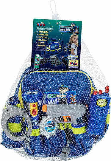 Klein Police Officer Rucksack για 3+ Ετών 2τμχ