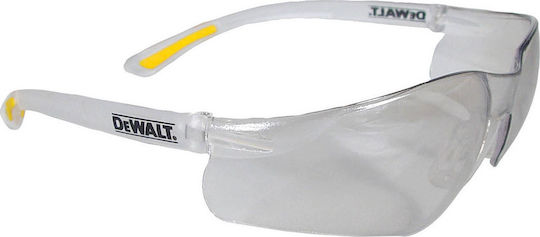 Dewalt Contractor Safety Glasses for Protection with Transparent Lenses 1pcs