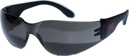 Ergo Milos Safety Glasses for Protection with Black Lenses Tinted 1pcs