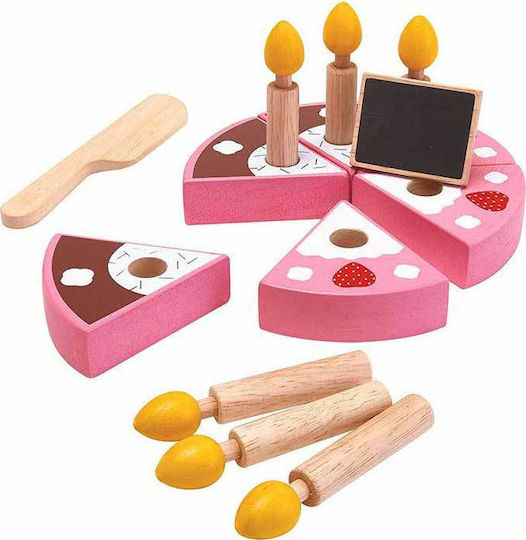 Plan Toys Wooden Birthday Cake for Ages 3 and Up