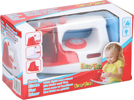 Eddy Toys Aparat electrocasnic pentru copii Iron With Light & Sounds