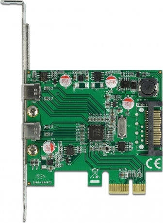 DeLock Κάρτα PCIe σε 2 θύρες Type-C