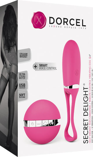 Dorcel Secret Delight Δονητής Egg με Απομακρυσμένο Έλεγχο Pink