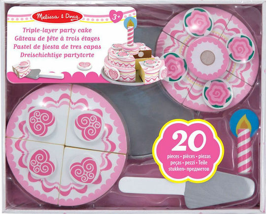 Melissa & Doug Τριώροφη Τούρτα από Ξύλο