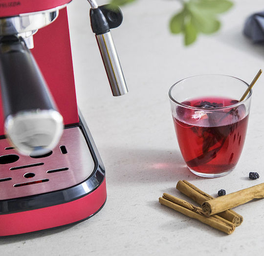 Cecotec Cafelizzia 790 Shiny 1350W Налягане 20бар Червена