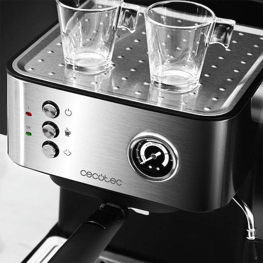 Cecotec Express Power Espresso 20 Automatic Espresso Machine 850W Pressure 20bar Silver