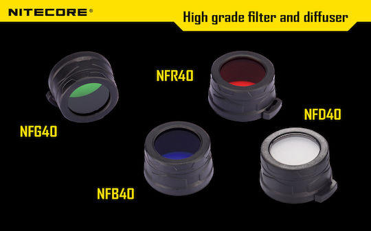 NiteCore Nfd40 Филтър за фенер Бял