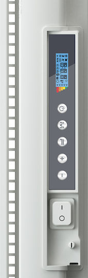 Radialight Icon 20 Θερμοπομπός Τοίχου 2000W 45x180cm Grey