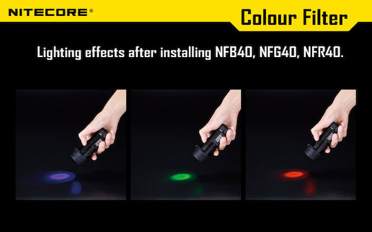 NiteCore NFR40 9110100555 Lens Filter Red