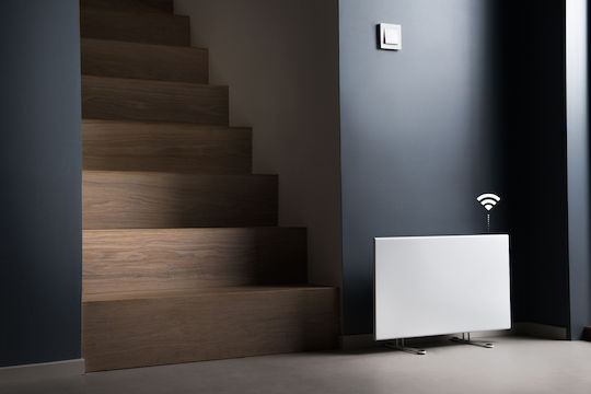 Adax Neo H 08 KWT Konvektorheizung Wand 800W mit elektronischem Thermostat und WiFi 75x33cm Weiß