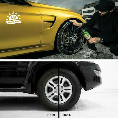 Turtle Wax Wet 'N' Black Spray Protection / Waxing for Tires Car 500ml