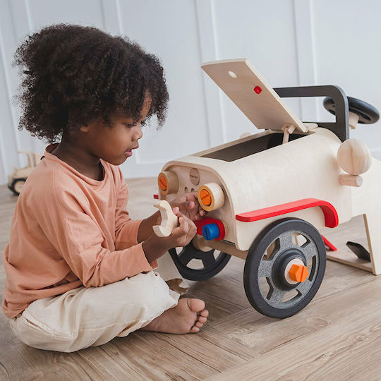 Plan Toys Mașină Din Lemn Pentru Copii Peste 3 Ani