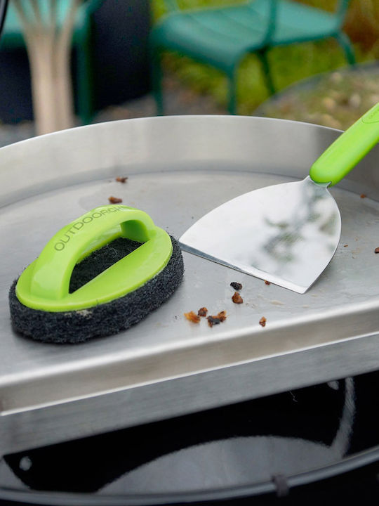 Outdoorchef Set of 2 BBQ Tools with Sharpener and Brush 18.211.99