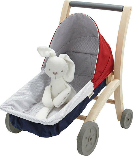 Plan Toys Καρότσι για Κούκλα από Ξύλο 49 εκ.