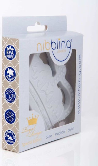 Nibbling Crown Μασητικός Κρίκος Οδοντοφυΐας από Σιλικόνη για 3 m+