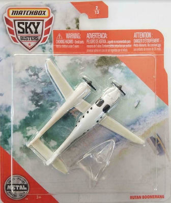 Mattel Skybusters Planes Rutan Boomerang Кибритена кутия Самолетче за 3++ Години