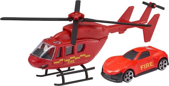 AS Teamsterz Emergency Response Set with Helicopter for 3+ years+ Years (Various Designs) 1pc