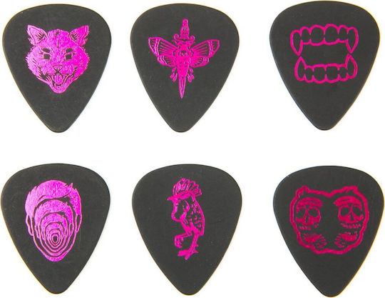 Dunlop Picks I Lovedust Magenta Pick Tin Dicke 0.88mm Set 6Stück