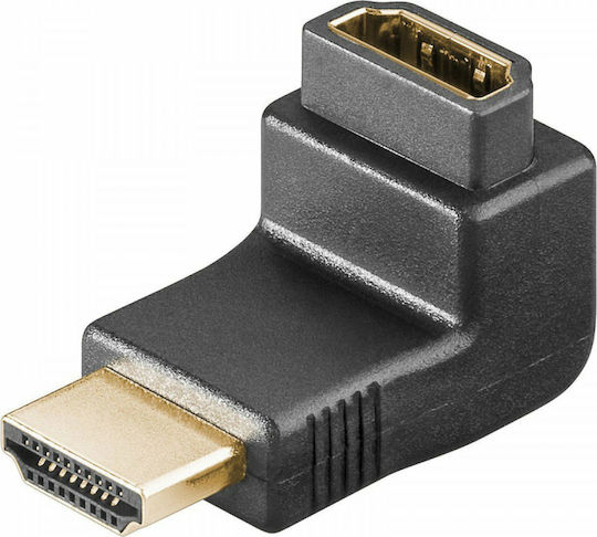 Aoweixun Convertor HDMI masculin în HDMI feminin 90° 1buc 10046