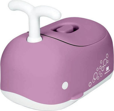 Kikka Boo Potty with Steering Wheel Whale with Lid Purple