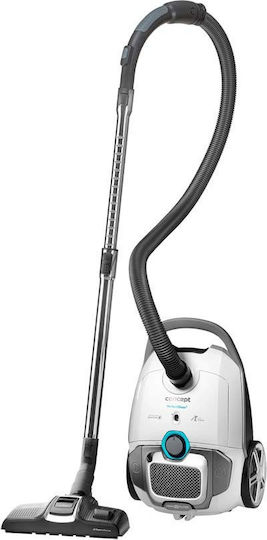 Concept VP8291 4Α Vacuum Cleaner 700W Bagged 3lt White