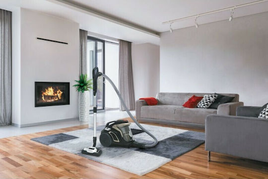 Hoover HP720PET 011 Ηλεκτρική Σκούπα 850W με Κάδο 2lt Μαύρη