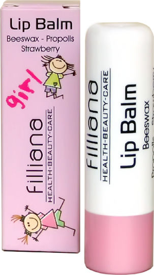 Filliana Lip Care Ceară de albine Propolis Căpșuni 4.8gr