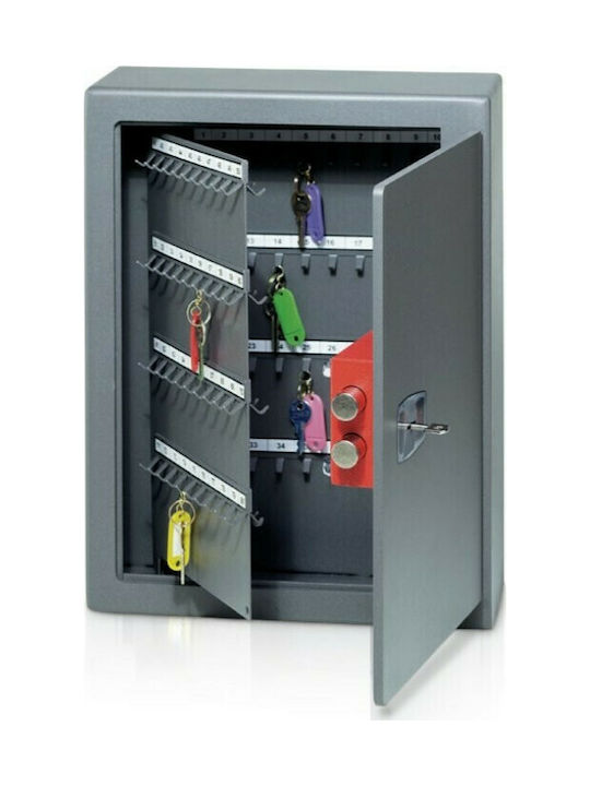 Technomax Κλειδοθήκη Τοίχου Μεταλλική 120 θέσεων με Κλειδαριά