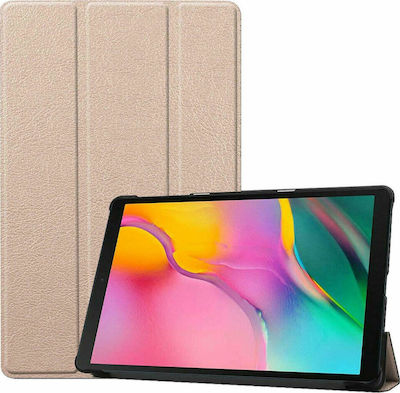 Trifold Flip Cover Piele artificială Aur (Galaxy Tab S6 Lite 10.4) 3242340389434