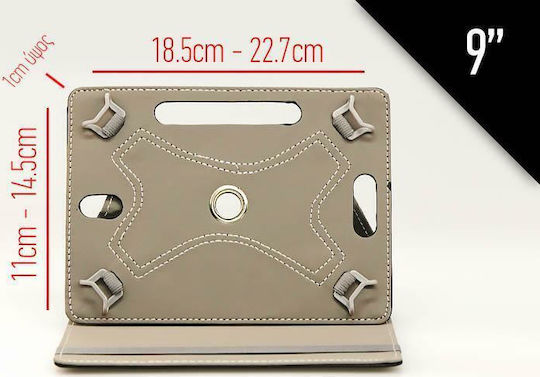 Rotating Flip Cover Light Blue Universal 9"