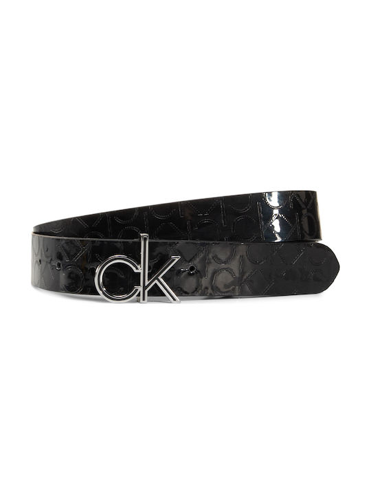 Calvin Klein Leather Women's Belt Black