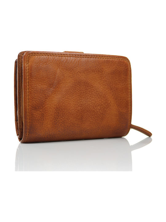 Trip Camel Wallet Genuine Vintage Soft Leather Wallet (535 Cognac)