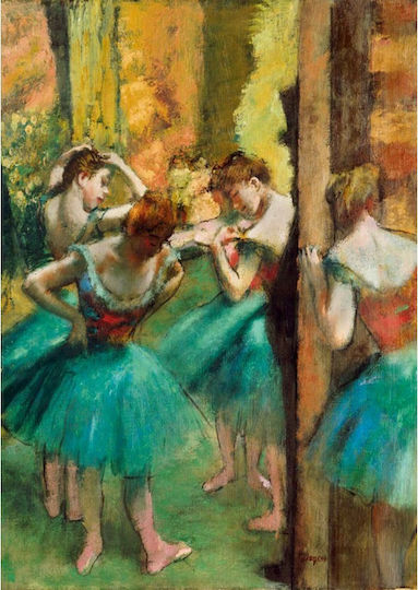 Degas Dancers Pink and Green 1890 Puzzle 2D 1000pcs