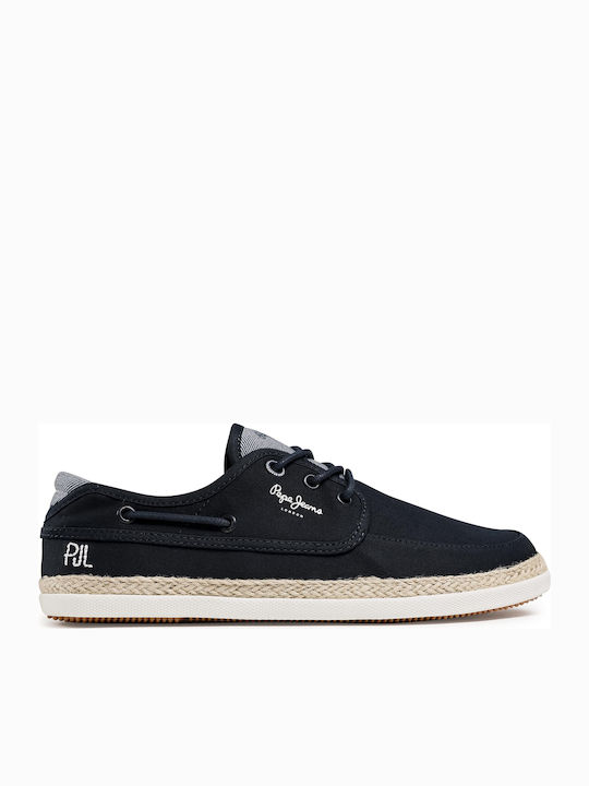 Pepe Jeans Maui Stoff Herren Espadrilles in Blau Farbe