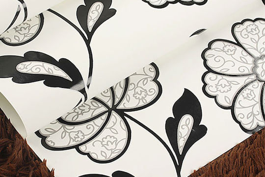Tapet de Perete 1000x53cm White Rose Albă