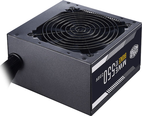 CoolerMaster MWE 550 Bronze rev. 2.0 550W Black Computer Power Supply Full Wired 80 Plus Bronze
