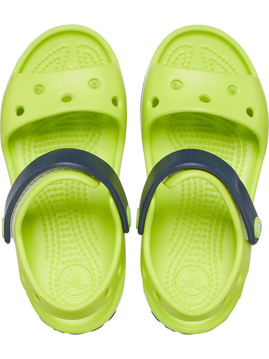 Crocband Children's Anatomical Beach Shoes Green