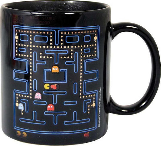 Paladone Pac Man Heat Change Ceramic Black Mug 330ml
