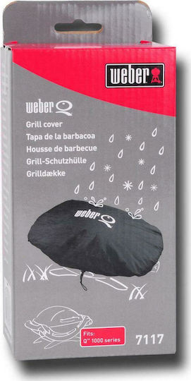 Weber Premium Grill Cover Black Polyester With UV Protection 66.8x43.9x31.5cm
