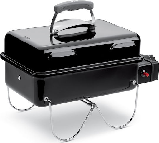 Weber Premium Κάλυμμα Ψησταριάς Μαύρο Συμβατό με το Go-Anywhere από Πολυεστέρα 28.5x51.5