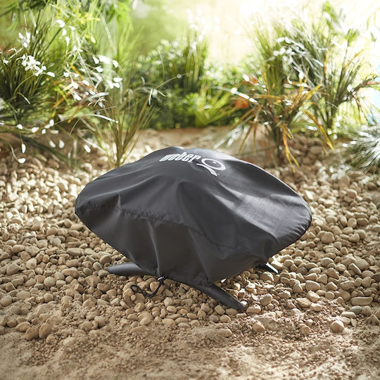 Weber Premium Grill Cover Black Polyester With UV Protection 66.8x43.9x31.5cm