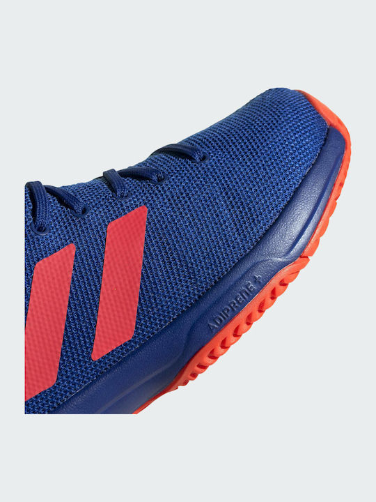 Phenom Tennis Kids Sports Shoes Tennis with Laces Collegiate Royal / Solar Red