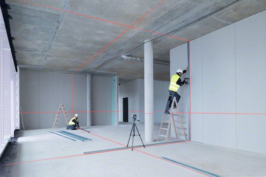 Bosch GLL 3-80 C Professional Self-leveling Linear Laser Level Red Beam 12V with Working Range 30m